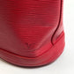 LOUIS VUITTON M5899E Epi Petit Bucket PM Shoulder Bag, Epi Leather, Women's, Rouge Red