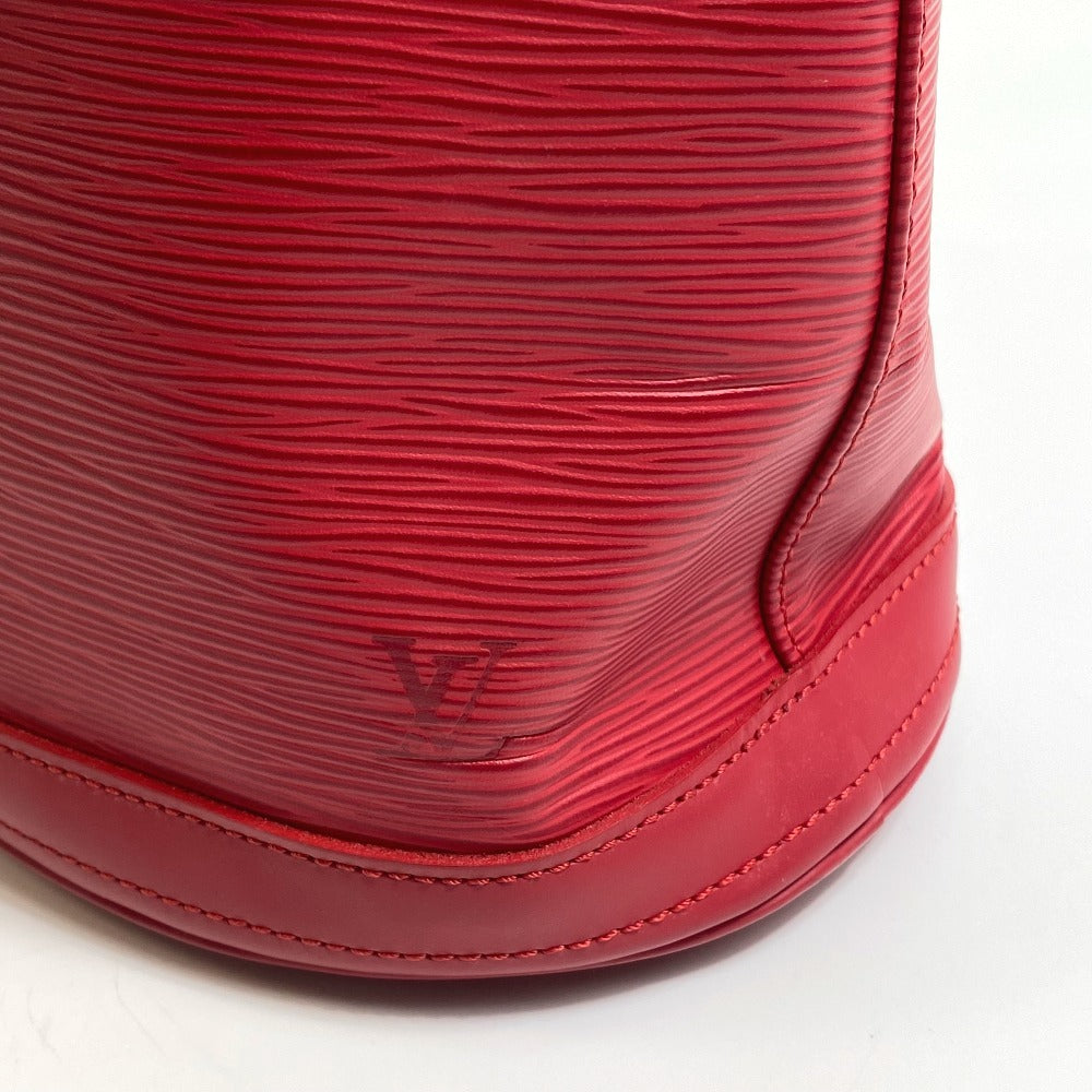 LOUIS VUITTON M5899E Epi Petit Bucket PM Shoulder Bag, Epi Leather, Women's, Rouge Red
