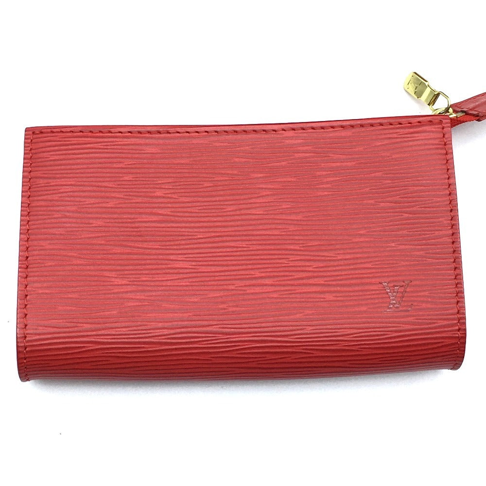 LOUIS VUITTON M5899E Epi Petit Bucket PM Shoulder Bag, Epi Leather, Women's, Rouge Red