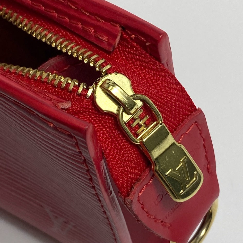 LOUIS VUITTON M5899E Epi Petit Bucket PM Shoulder Bag, Epi Leather, Women's, Rouge Red