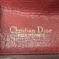 Christian Dior CD hardware, vintage leather shoulder bag, women's, red