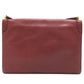 Christian Dior CD hardware, vintage leather shoulder bag, women's, red