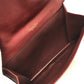 Christian Dior CD hardware, vintage leather shoulder bag, women's, red