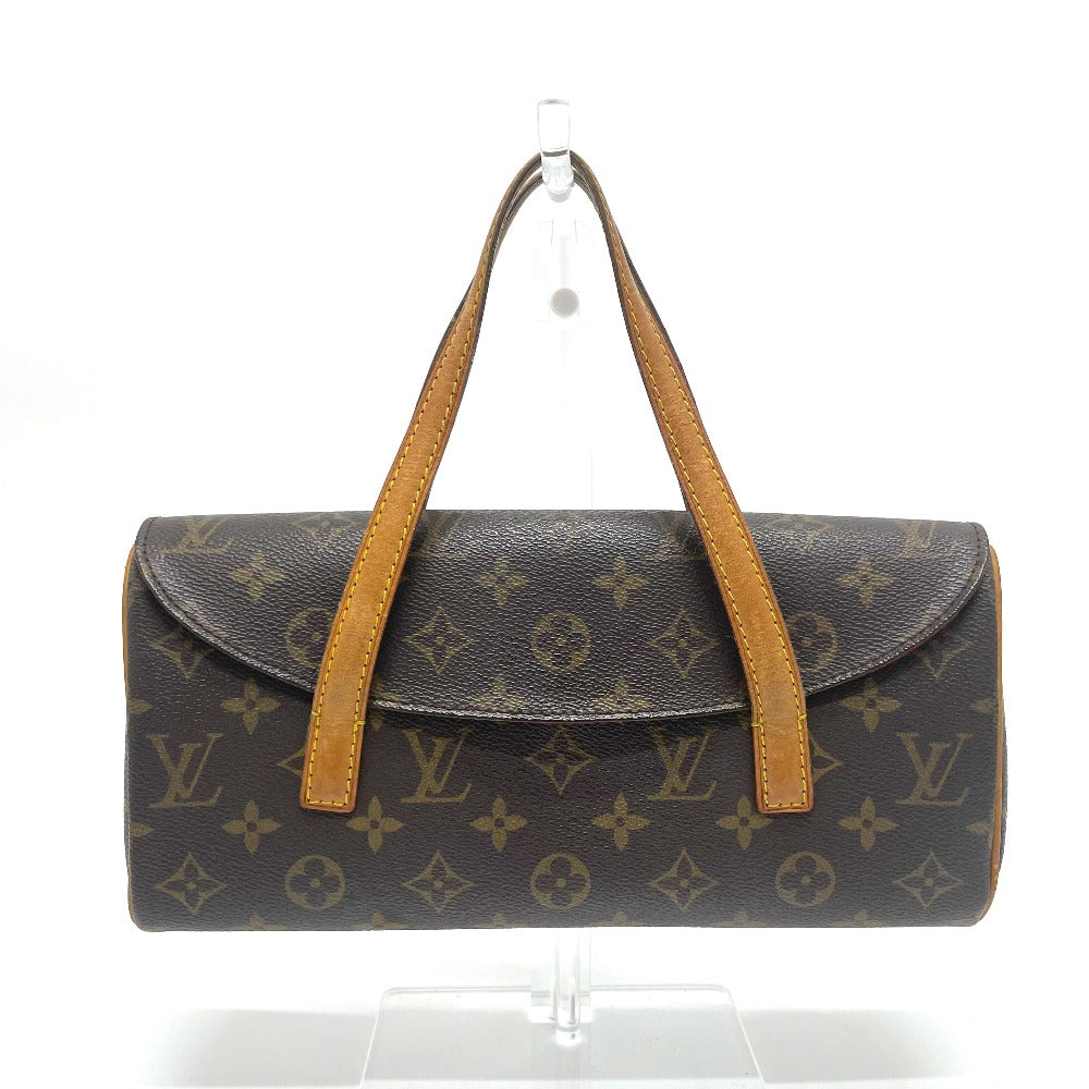 LOUIS VUITTON M51902 Monogram Sonatine Bag, Horizontal Flap Handbag, Monogram Canvas, Women's, Brown