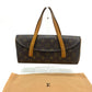 LOUIS VUITTON M51902 Monogram Sonatine Bag, Horizontal Flap Handbag, Monogram Canvas, Women's, Brown