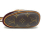 LOUIS VUITTON M51902 Monogram Sonatine Bag, Horizontal Flap Handbag, Monogram Canvas, Women's, Brown