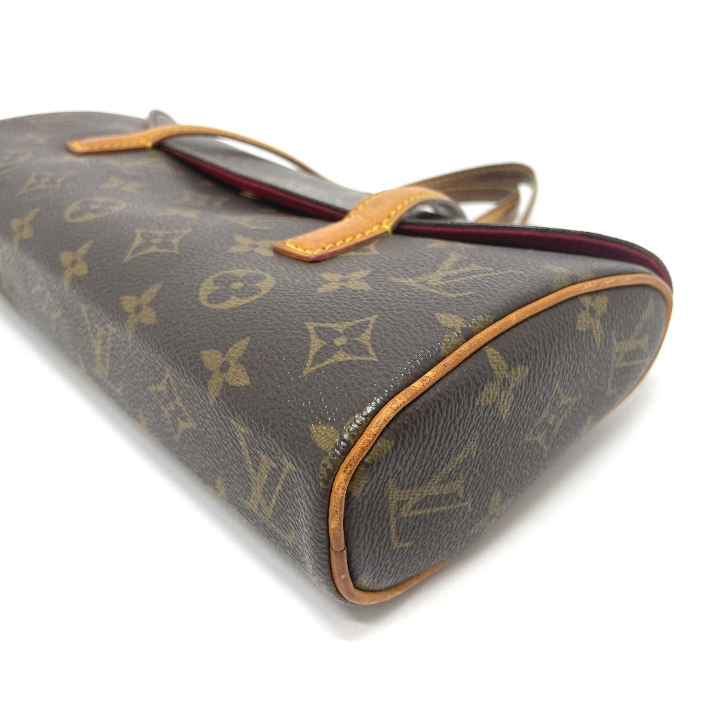 LOUIS VUITTON M51902 Monogram Sonatine Bag, Horizontal Flap Handbag, Monogram Canvas, Women's, Brown