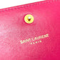 SAINT LAURENT PARIS 340839 Logo Long Wallet, Bifold, Fashion Accessory, Women's, Fuchsia Pink