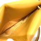 Tory Burch logo chain shoulder bag in lambskin, yellow.