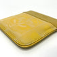 CHANEL CC Coco Mark New Travel Line Wallet with Key Ring, Coin Purse, Leather/PVC, Women's, Yellow