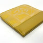 CHANEL CC Coco Mark New Travel Line Wallet with Key Ring, Coin Purse, Leather/PVC, Women's, Yellow