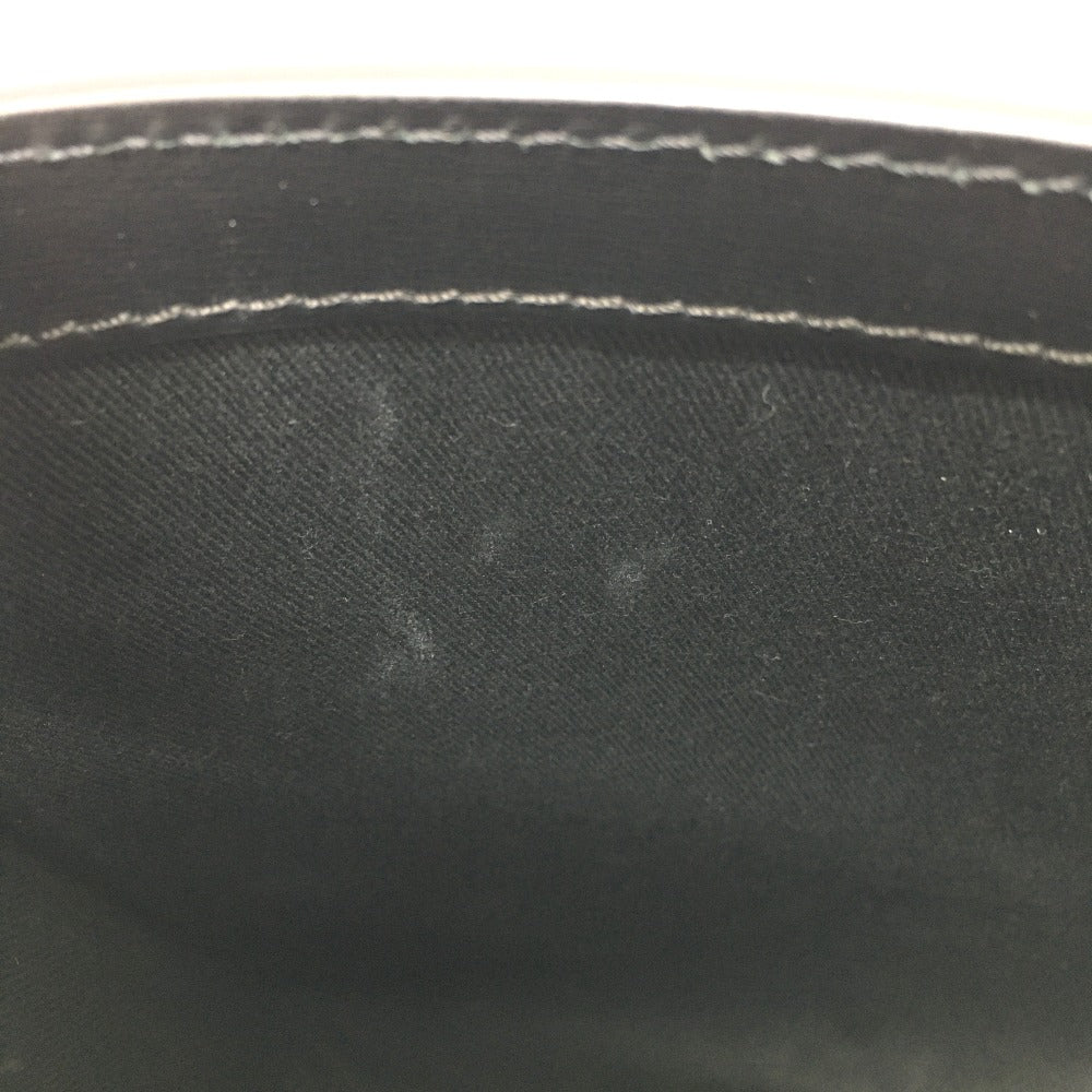 Berluti Flap Flaneur Small Messenger Shoulder Bag in PVC Canvas, Men's, Black