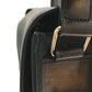 Berluti Flap Flaneur Small Messenger Shoulder Bag in PVC Canvas, Men's, Black