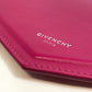 GIVENCHY Flap Duet Bag, Pochette, Crossbody Shoulder Bag, Leather, Women's, Pink and White