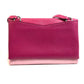 GIVENCHY Flap Duet Bag, Pochette, Crossbody Shoulder Bag, Leather, Women's, Pink and White