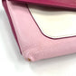 GIVENCHY Flap Duet Bag, Pochette, Crossbody Shoulder Bag, Leather, Women's, Pink and White