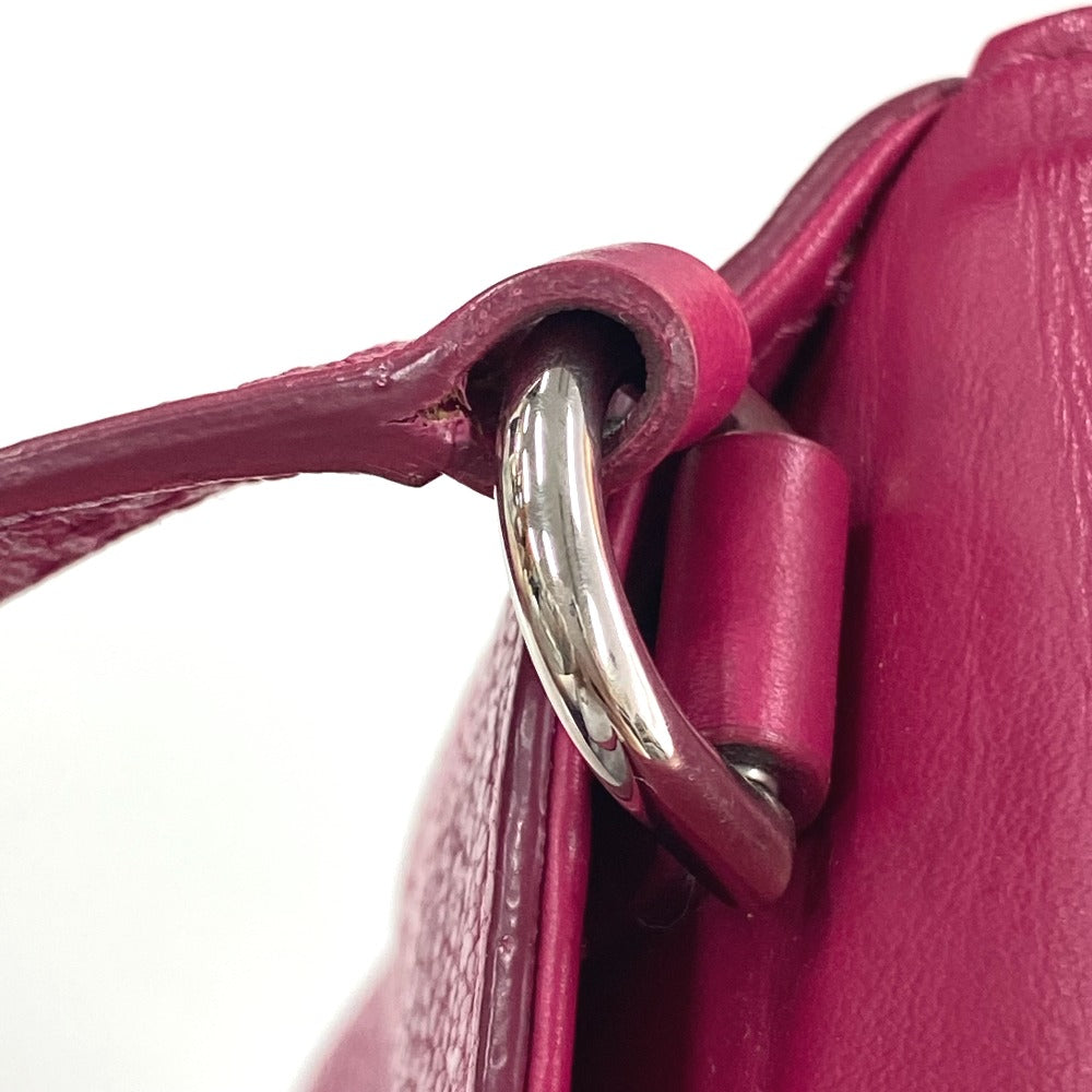 GIVENCHY Flap Duet Bag, Pochette, Crossbody Shoulder Bag, Leather, Women's, Pink and White