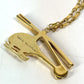 LOUIS VUITTON MP0329 Accessories Helicopter Chain Necklace GP Women's Gold