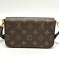 LOUIS VUITTON M80091 モノグラム ミュルティ・ポシェット・フェリシー 斜め掛け ポーチ ショルダーバッグ モノグラムキャンバス レディース ブラウン
