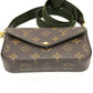 LOUIS VUITTON M80091 モノグラム ミュルティ・ポシェット・フェリシー 斜め掛け ポーチ ショルダーバッグ モノグラムキャンバス レディース ブラウン