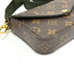 LOUIS VUITTON M80091 モノグラム ミュルティ・ポシェット・フェリシー 斜め掛け ポーチ ショルダーバッグ モノグラムキャンバス レディース ブラウン