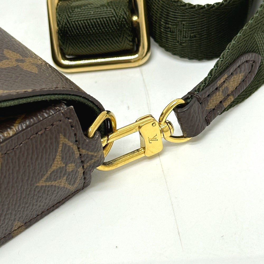 LOUIS VUITTON M80091 モノグラム ミュルティ・ポシェット・フェリシー 斜め掛け ポーチ ショルダーバッグ モノグラムキャンバス レディース ブラウン