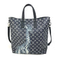 LOUIS VUITTON M54127 Monogram Savannah Jake &amp; Dinos Chapman 2-Way Shoulder Bag/Crossbody Tote Bag in Monogram Savannah Canvas, Navy