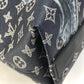 LOUIS VUITTON M54127 Monogram Savannah Jake &amp; Dinos Chapman 2-Way Shoulder Bag/Crossbody Tote Bag in Monogram Savannah Canvas, Navy