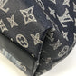 LOUIS VUITTON M54127 Monogram Savannah Jake &amp; Dinos Chapman 2-Way Shoulder Bag/Crossbody Tote Bag in Monogram Savannah Canvas, Navy