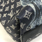 LOUIS VUITTON M54127 Monogram Savannah Jake &amp; Dinos Chapman 2-Way Shoulder Bag/Crossbody Tote Bag in Monogram Savannah Canvas, Navy