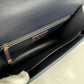 Christian Dior Heart 30 Montaigne Logo Crossbody Shoulder Bag in Black Leather