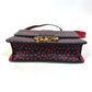 Christian Dior Heart 30 Montaigne Logo Crossbody Shoulder Bag in Black Leather