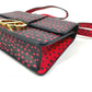 Christian Dior Heart 30 Montaigne Logo Crossbody Shoulder Bag in Black Leather