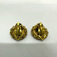 CHANEL Coco Mark 95P Earrings GP Women's Gold