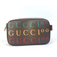 GUCCI 602695 Crossbody Bag, Belt Bag, 100th Anniversary Logo, Shoulder Bag, Body Bag, Leather, Men's, Brown