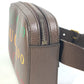 GUCCI 602695 Crossbody Bag, Belt Bag, 100th Anniversary Logo, Shoulder Bag, Body Bag, Leather, Men's, Brown