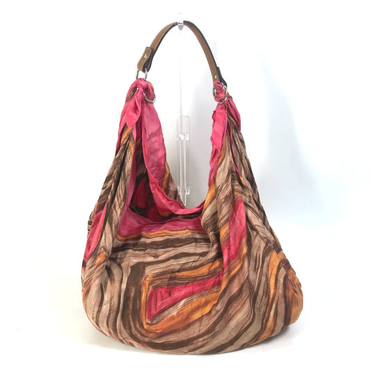 CELINE Scarf Bag, Handbag, Shoulder Bag, Silk, Women's, Pink