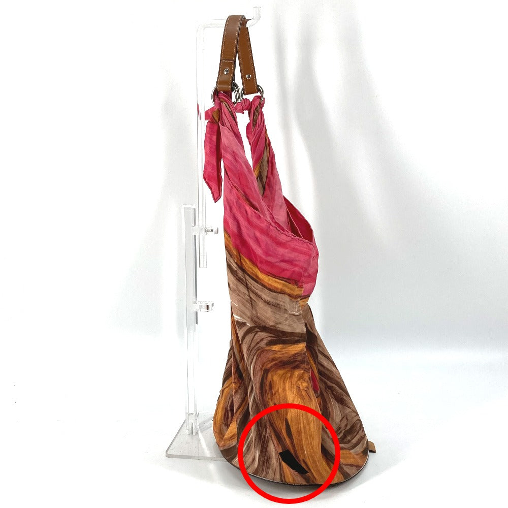CELINE Scarf Bag, Handbag, Shoulder Bag, Silk, Women's, Pink