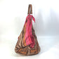 CELINE Scarf Bag, Handbag, Shoulder Bag, Silk, Women's, Pink