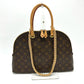 LOUIS VUITTON M44961 Monogram LV Moon Alma 2-Way Shoulder Bag with Chain and Handbag in Monogram Canvas, Brown