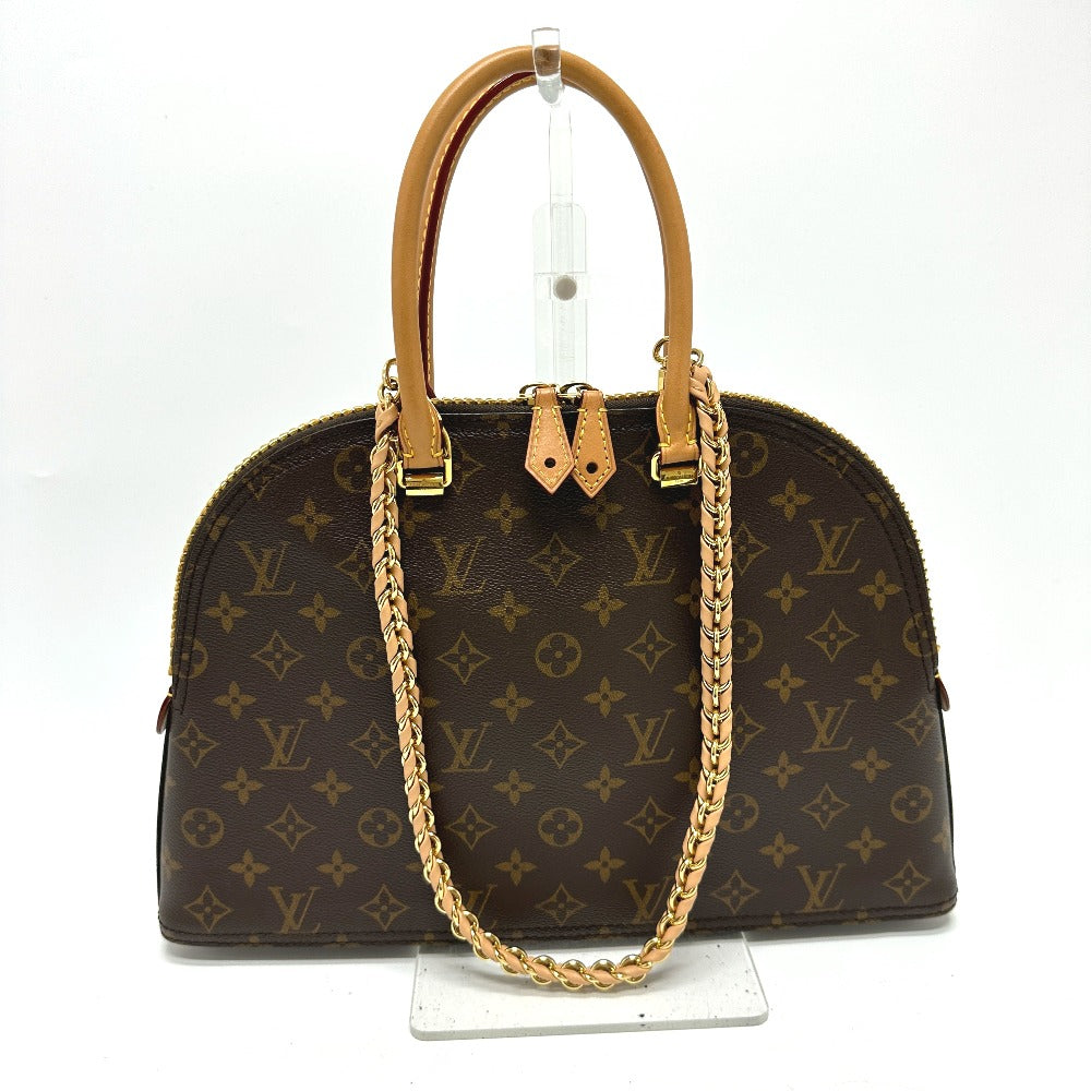 LOUIS VUITTON M44961 Monogram LV Moon Alma 2-Way Shoulder Bag with Chain and Handbag in Monogram Canvas, Brown