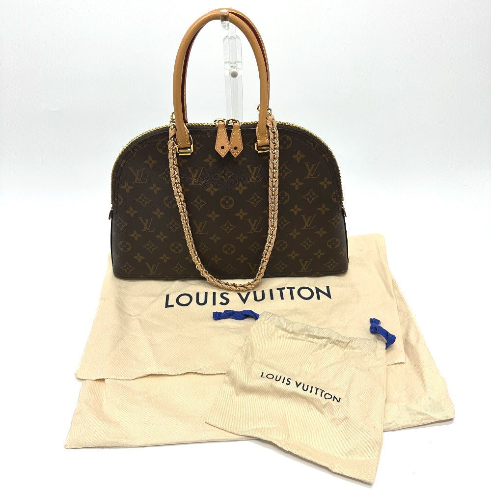 LOUIS VUITTON M44961 Monogram LV Moon Alma 2-Way Shoulder Bag with Chain and Handbag in Monogram Canvas, Brown