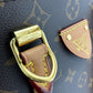LOUIS VUITTON M44961 Monogram LV Moon Alma 2-Way Shoulder Bag with Chain and Handbag in Monogram Canvas, Brown