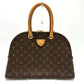 LOUIS VUITTON M44961 Monogram LV Moon Alma 2-Way Shoulder Bag with Chain and Handbag in Monogram Canvas, Brown