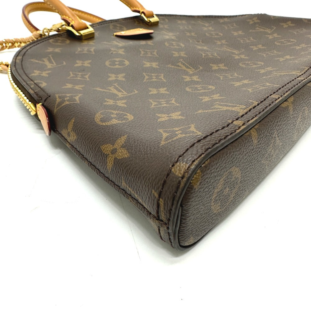 LOUIS VUITTON M44961 Monogram LV Moon Alma 2-Way Shoulder Bag with Chain and Handbag in Monogram Canvas, Brown