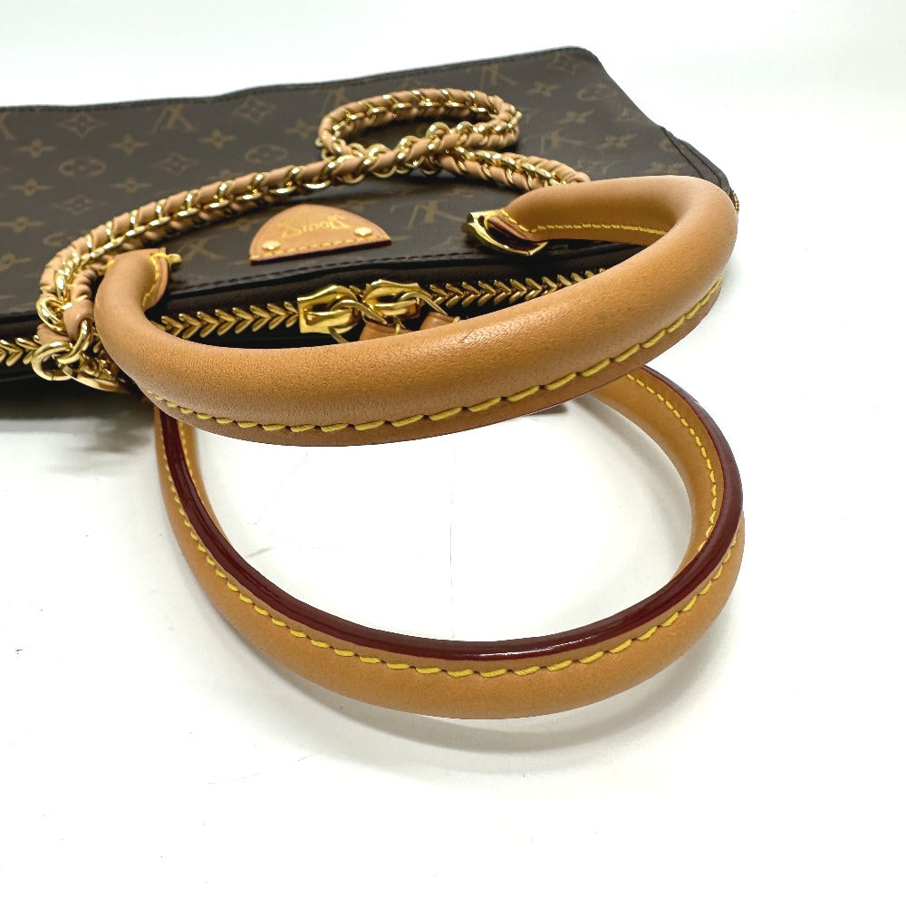 LOUIS VUITTON M44961 Monogram LV Moon Alma 2-Way Shoulder Bag with Chain and Handbag in Monogram Canvas, Brown