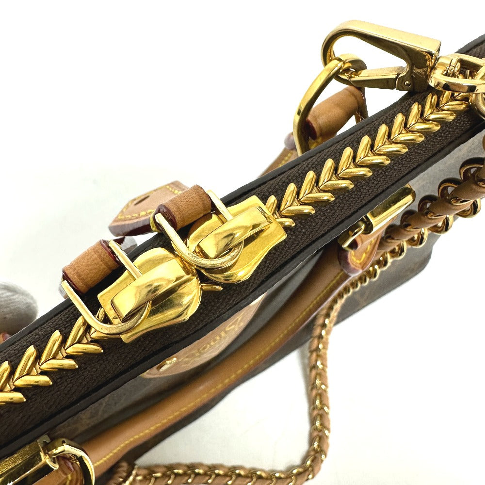 LOUIS VUITTON M44961 Monogram LV Moon Alma 2-Way Shoulder Bag with Chain and Handbag in Monogram Canvas, Brown