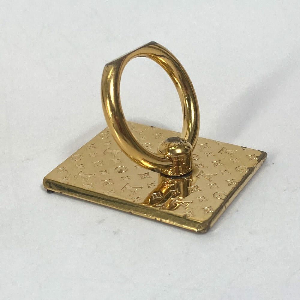 LOUIS VUITTON M64868 Mobile Phone Accessory Support Telephone Nanogram Smartphone Accessory Smartphone Ring/Bunker Ring Metal Women's Gold
