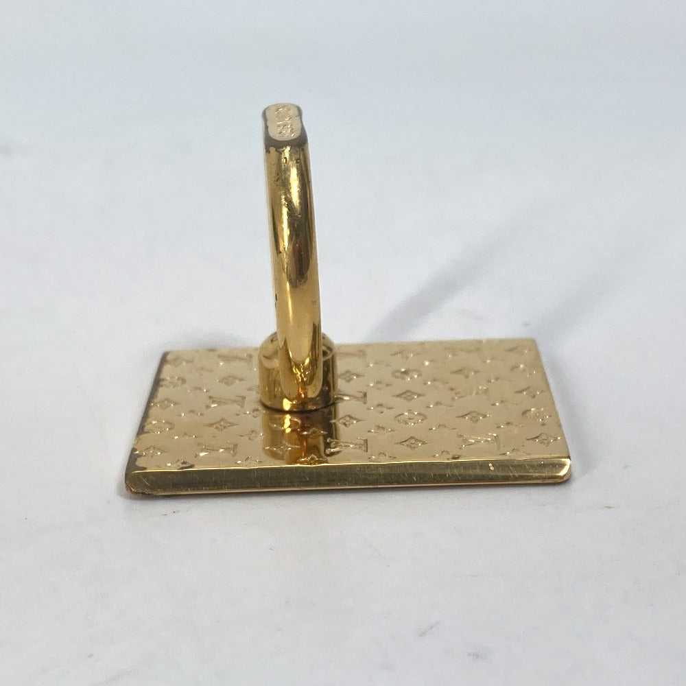 LOUIS VUITTON M64868 Mobile Phone Accessory Support Telephone Nanogram Smartphone Accessory Smartphone Ring/Bunker Ring Metal Women's Gold