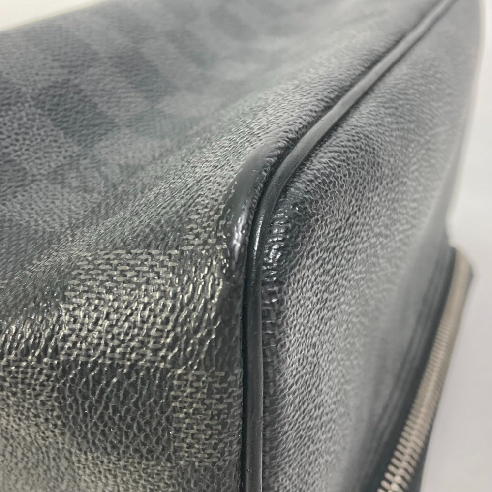 LOUIS VUITTON N47625 ダミエグラフィット トワレポーチ メイクポーチ 化粧ポーチ セカンドバッグ クラッチバッグ ポーチ ダミエグラフィットキャンバス メンズ ブラック